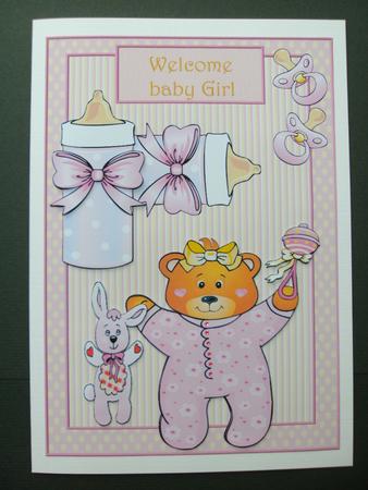 Welcome Baby Girl by Christine Sutton
