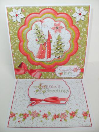 Simple Joys of the Season Card Front & Insert by Christine Sutton