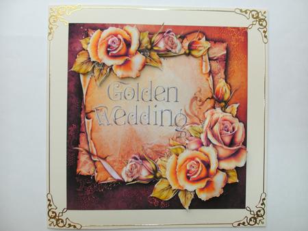 Golden Wedding Roses by Christine Sutton