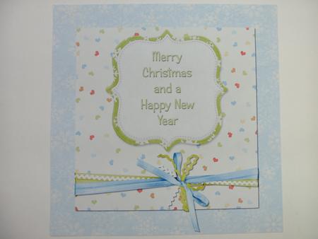 Insert for Winter Fun Penguins at Play 8x8 Card Front by Christine Sutton