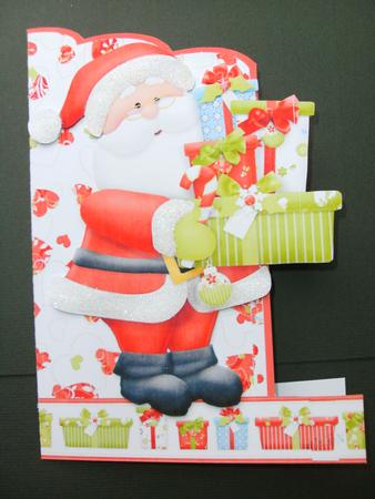 I Love Santa Shaped Quick Card by Christine Sutton