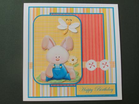 Boy Rabbit and His Flower by Christine Sutton