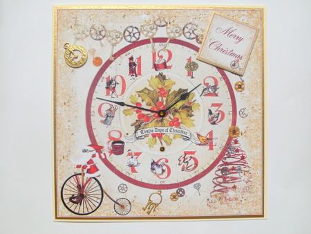 Steampunk 12 Days of Christmas Card Topper by Christine Sutton