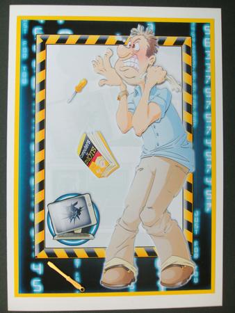 P.c. Repair Dude (blue) by Christine Sutton