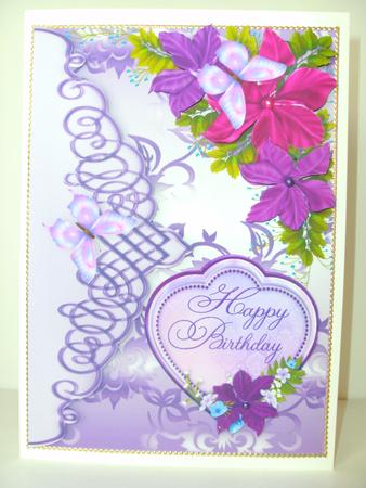 Blooms on Brocade by Christine Sutton