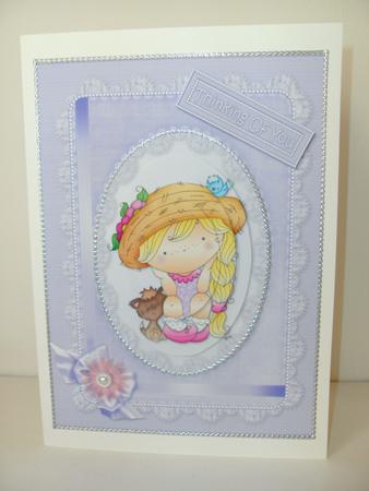 Thinking of You Cutie Oval Pyramid by Christine Sutton