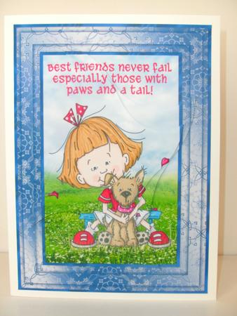 Best Friends Never Fail Especially Those with Paws & a Tail! by Christine Sutton