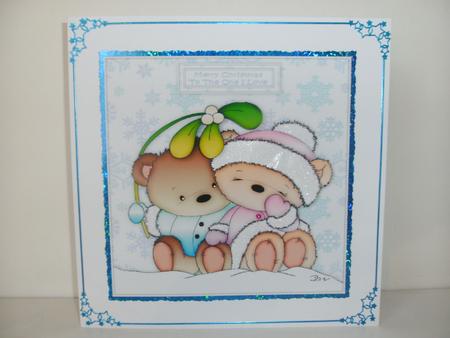 8x8 Mistletoe Kisses for Christmas by Christine Sutton