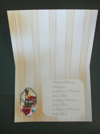 Vintage Train Station Insert by Christine Sutton