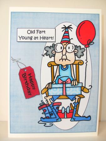 Gus Young at Heart Quick Card by Christine Sutton