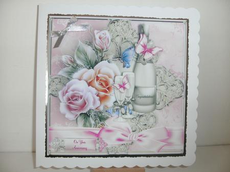 Beautiful Pinks and Silver Wedding Day on Shimmer by Christine Sutton