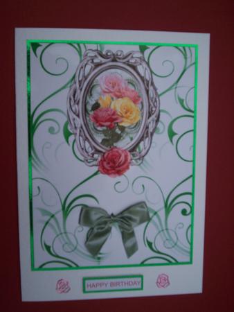 Framed Roses by Christine Sutton
