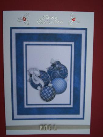 Christmas Bauble Blues by Christine Sutton