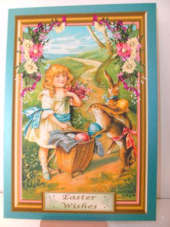 A Happy Easter Card Front by Christine Sutton