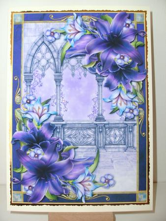 Beautiful Dark Shadows Lilies & Arches by Christine Sutton
