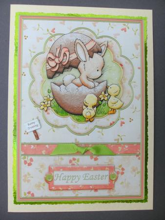 Easter Decoupage Are You the Easter Bunny? by Christine Sutton