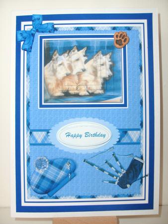A Trio of Scotties by Christine Sutton