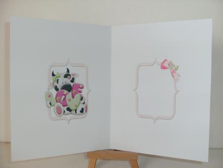 Valentine I'm Stuck on Moo Insert by Christine Sutton