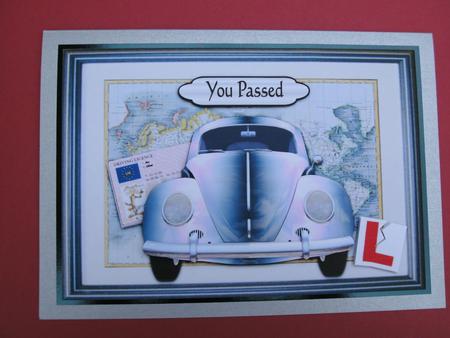 Beetle Step by Step Card Front by Christine Sutton