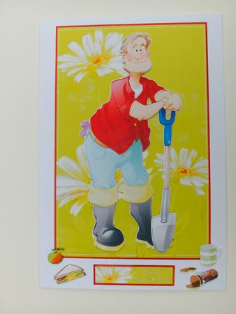 Gardening Dude Quick Card. by Christine Sutton