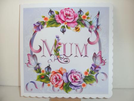8x8 Circle of Flowers for Mum by Christine Sutton