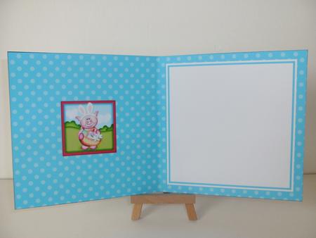 Ziggy Piggy's Easter Basket Matching Square Insert by Christine Sutton