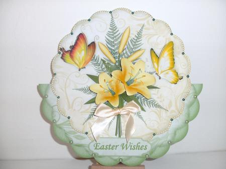 Easter Lilies Wobble Card Mini-kit by Christine Sutton
