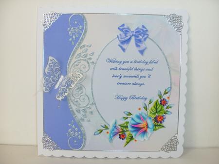 Morning Glory with Verse and Bow by Christine Sutton