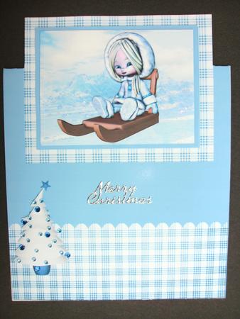 Little Eskimo Sledging by Christine Sutton