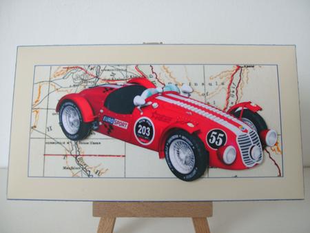 Red Racer Money Wallet by Christine Sutton