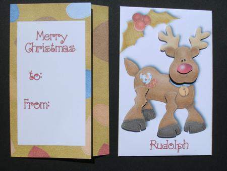 Rudolph 5 Min Gift/money Envelope by Christine Sutton