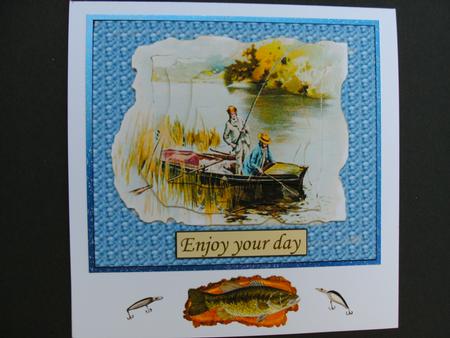 Fisherman for a Special Dad and Grand Dad by Christine Sutton