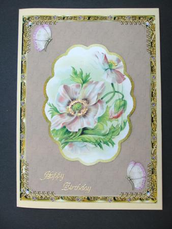 Summer Flowers and Butterfly by Christine Sutton