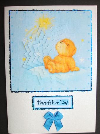 Little Star with Teddy, Star Pyramid by Christine Sutton