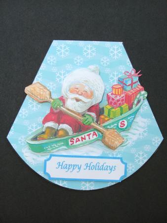 Row Row Row Santa by Christine Sutton
