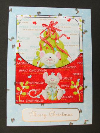 Christmas Mouse Pocket Sheet by Christine Sutton