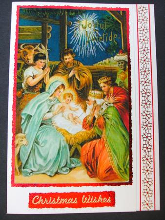 Mary and Joseph with Baby Jesus Oval Pyramids by Christine Sutton