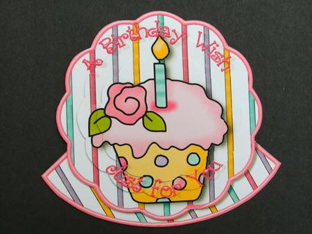 A Birthday Wish - Wobble Card + Pyramid by Christine Sutton