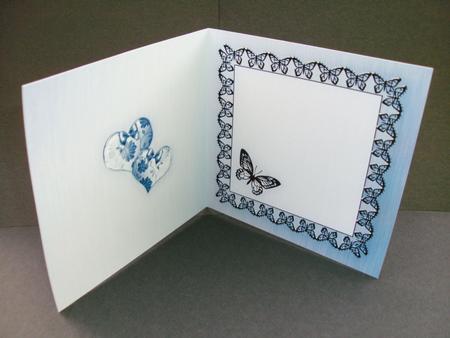 Elegant Romance Matching Insert Square Portrait by Christine Sutton