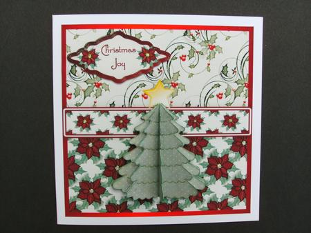 3D Christmas Tree 2 and Card Front by Christine Sutton