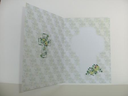 Floral Cross Insert by Christine Sutton