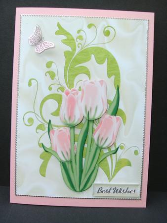 Pink Flowers by Christine Sutton