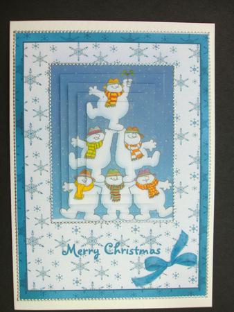 Snowmen Pyramid by Christine Sutton