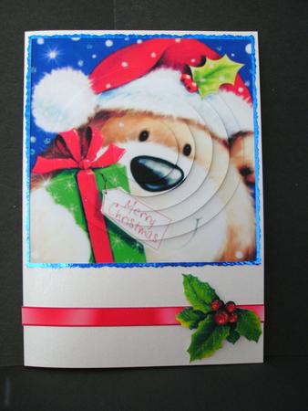 Have a Beary Christmas, Oval Pyramids by Christine Sutton