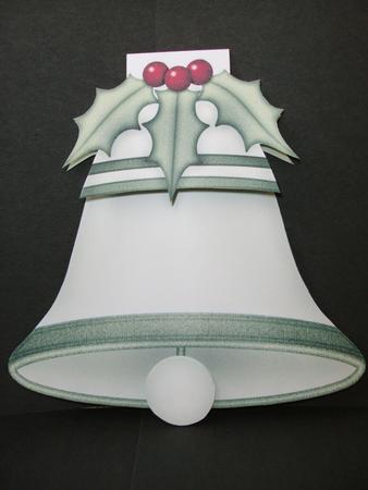 Christmas Bell Flip-up Card by Christine Sutton