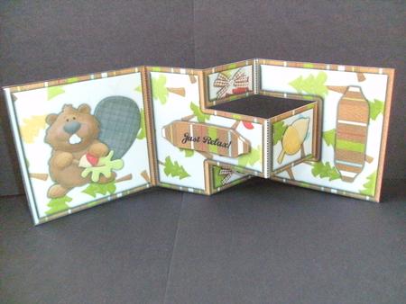 Don't Be a Beaver T-step Tri Fold by Christine Sutton