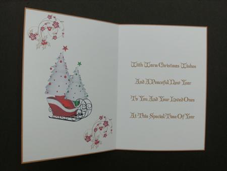 Christmas Sleigh Ride Insert 1 by Christine Sutton