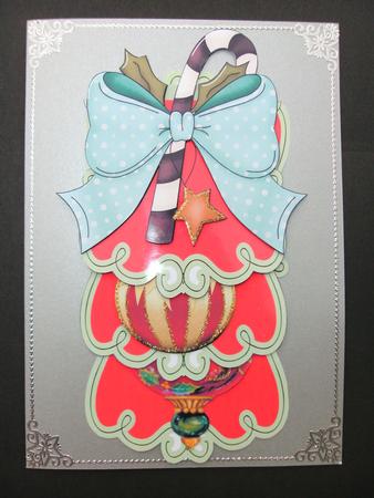 Dl Christmas Flip and Fold Card So Easy by Christine Sutton