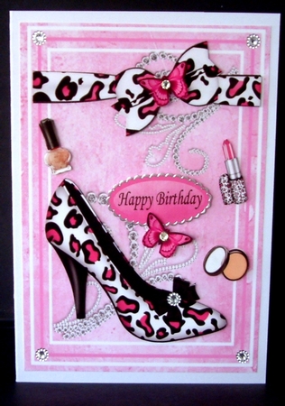 Lovely Leopard Print Shoe by Christine Todd