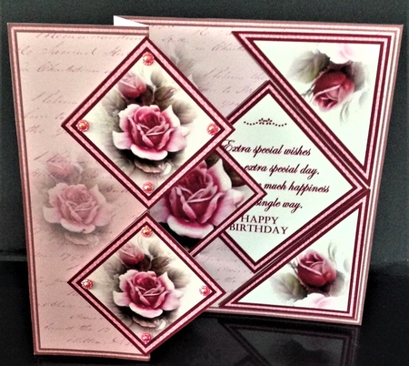 FBP Pink vintage roses by Christine Todd